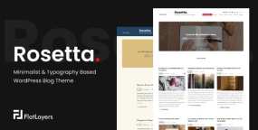 WordPress主题Rosetta 1.3 极简排版高性能博客网站模板