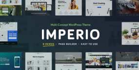 WordPress主题Imperio 2.2 摄影设计作品集商业网站模板