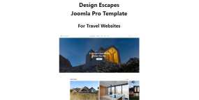 Design Escapes Yootheme Quickstart 3.x旅游业网站Joomla模板