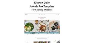 Kitchen Daily | Joomla厨房烹饪博客Yootheme模板Quickstart 3.x