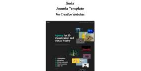 Soda | Joomla三维动画设计机构网站Yootheme模板Quickstart 3.x