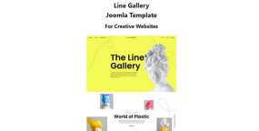Line Gallery | Joomla艺术馆和博物馆网站Yootheme模板Quickstart 3.x
