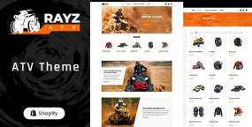 Rayz 1.0 自行车和赛车运动装备商店Shopify主题