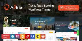 WordPress主题A3trip 1.8 旅行社度假旅游预订网站模板