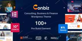 WordPress主题Conbiz 1.6 含10首页商业咨询机构网站模板