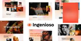 Ingenioso_平面广告设计和网站建设WordPress主题
