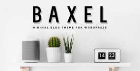 WordPress主题Baxel极简装修|旅游|设计博客网站模板