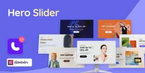 Wiloke Hero Slider英雄幻灯片滑块Elementor组件V1.0.19
