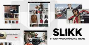 Slikk时装服装跨境电商网站模板WordPress主题V1.5.6