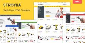 Stroyka五金工具和汽车零配件商店HTML5网站模板V1.14.0