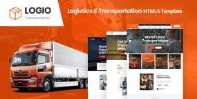 Logio快递物流和运输企业网站HTML5模板V1.1