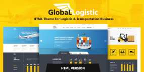 Global Logistics物流仓储运输企业网站HTML5模板V1.1