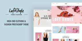 Loftstyle高端服饰和时装跨境电商Prestashop主题V1.0
