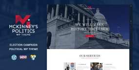 MCKinney’s Politics(v1.2.7)政治竞选和选举社会活动WordPress主题