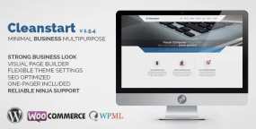 WordPress主题Cleanstart响应式极简商务网站模板V2.2.1
