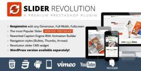 Prestashop插件Slider Revolution 6.2.22.0 响应式幻灯片构建模板