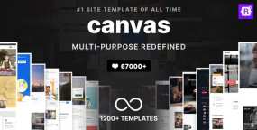 Canvas含1200+演示多行业建站HTML5模板V6.6.5