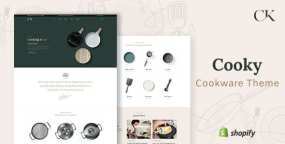Cooky厨具和家具装饰品跨境电商销售平台Shopify主题V1.0