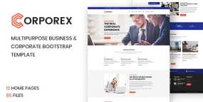 Corporex多用途商业和企业官网HTML5网站模板V1.1