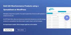 电子表格批量编辑产品WooCommerce Products Spreadsheet破解版1.7.20