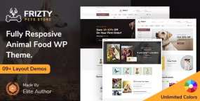 Frizty(v3.7)宠物用品销售网站WordPress主题