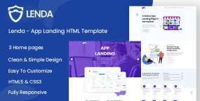 Lenda应用软件APP和游戏推介落地页网站HTML5模板1.1