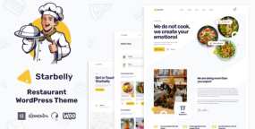 Starbelly WordPress主题_美食餐饮企业网站模板