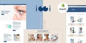 iooi隐形眼镜和护眼产品销售网站Shopify主题1.2