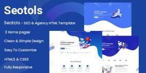 Seotols网站SEO服务和营销机构网站HTML5模板1.0