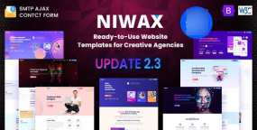 Niwax含35组演示网站设计开发案例展示HTML5模板2.4