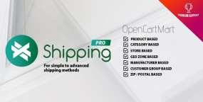 X-Shipping Pro灵活运费计算规则OpenCart插件V4.1.3