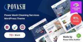 Povash v3.2：强力清洗服务企业专属WordPress主题，打造专业线上服务平台