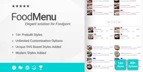 FoodMenu美食餐厅菜单生成器WPBakery组件V1.1.0版