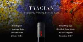 Tracian WordPress主题_葡萄酒经销商和酒庄网站模板