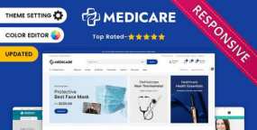 Medicare医药品器械和医疗耗材跨境电商Prestashop主题V3.0版