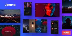 Jonna个人简历作品集HTML5网站模板V1.2
