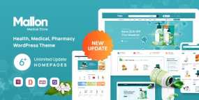 Mallon药品和医疗用品器械商店WooCommerce主题V1.5.2版