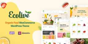 Ecolive生鲜果蔬零食店WooCommerce主题V1.3.7