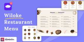 Wiloke Restaurant Menu餐厅菜单元素Elementor组件V1.0.23