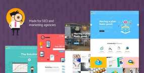 WordPress主题MySEO汉化版 2.0 社交媒体和SEO内容营销网站模板