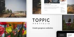 TopPic汉化版 | 时装婚纱摄影机构网站WordPress主题