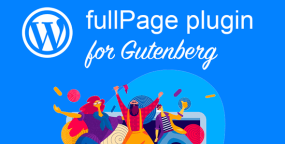 FullPage for Gutenberg 3.0.5 全屏页面构建器古腾堡组件