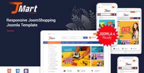 Sj JMart响应式购物商城跨境电商系统Joomla模板V4.0.1