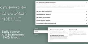 Mx Awesome Faq手风琴常见问题解答Joomla插件V4.0.14