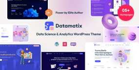 Datamatix破解版(v1.2.9)WordPress数据科学与分析服务网站主题