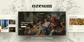 Ozeum现代艺术馆|美术馆|博物馆网站WordPress主题