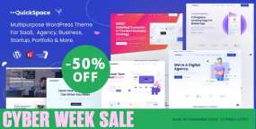 QuickSpace应用APP和SaaS初创机构WordPress主题