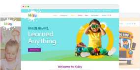 Kidzy幼儿园或小学网站Joomla模板