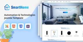 Sj SmartHome智能家居产品生产经销商网站Joomla模板