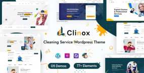 Clinox(v1.0.5)家政清洁服务公司网站WordPress主题
